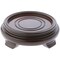Plymor Walnut Round Wood Veneer Footed Display Base, 4.75" W x 4.75" D x 1.25" H (3.5" Display Diameter)